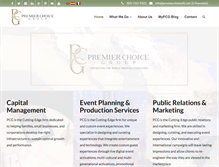 Tablet Screenshot of premierchoicellc.net